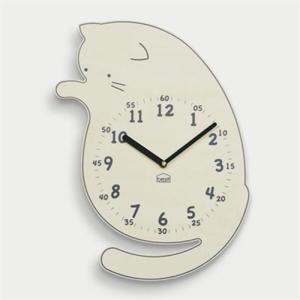 아트박스/베짓 장난스러운 고양이 무소음 벽시계