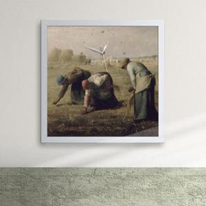 아트박스/꾸밈 pz032-명화10_밀레_이삭줍기_디자인액자시계