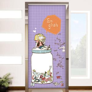 아트박스/꾸밈 ip492-영어야놀자_현관문방문시트지
