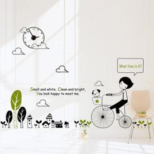 아트박스/낭만창고 jkc038-자전거 여행_그래픽시계