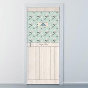 아트박스/낭만창고 ncbr070-빈티지 하우스1-무늬목-현관문시트지