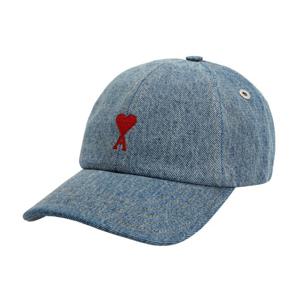 AMI UCP116 DE0046 480 아미 드 꾀흐 하트 로고 자수 볼캡