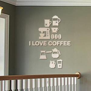 아트박스/디자인베이 [우드스티커] 커피타임 (반제품)