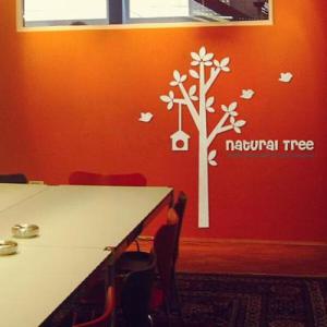 아트박스/디자인베이 [우드스티커] 모닝트리 (반제품)