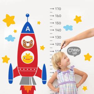 아트박스/제제데코 신나는 우주여행 키재기스티커