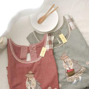 아트박스/이모셔널 애플소녀 체크 앞치마