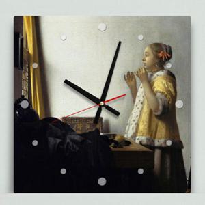 아트박스/꾸밈 pj105-진주목걸이를한여인_인테리어벽시계