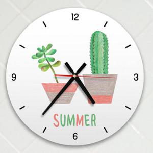 아트박스/꾸밈 cj716-트로피칼아트(다육화분)_인테리어벽시계