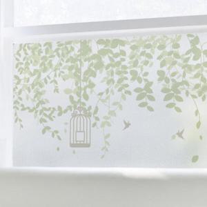 아트박스/꾸밈 ph292-새장이있는숲속의넝쿨정원_글라스시트지