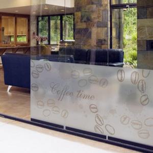 아트박스/꾸밈 cg122-빈티지커피원두패턴_글라스시트지