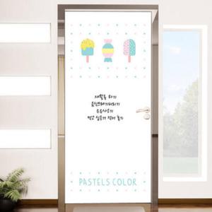 아트박스/꾸밈 cc363-칠판현관문시트지_파스텔컬러