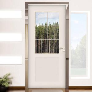 아트박스/꾸밈 ch781-창문그림(자작나무숲2)_현관문시트지