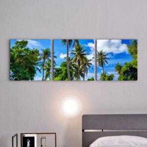 아트박스/꾸밈 cu229-푸른하늘야자나무_소형노프레임세트