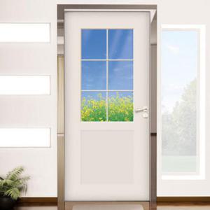 아트박스/꾸밈 ih862-창문그림(유채꽃)_현관문시트지