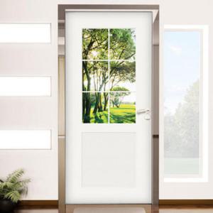 아트박스/꾸밈 ch838-창문그림(따사로운아침햇살)_현관문시트지