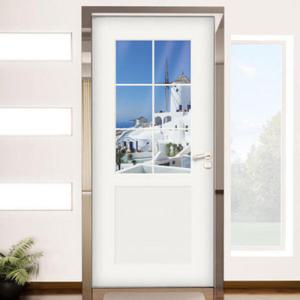 아트박스/꾸밈 ch812-창문그림(산토리니마을)_현관문시트지