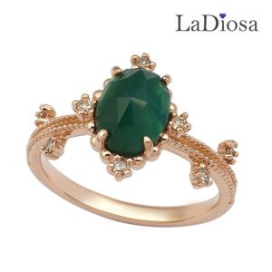 라디오사 14K 오닉스 여성반지 LK14CK-1579R