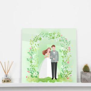 아트박스/꾸밈 ca286-아크릴액자_우리오늘결혼해요