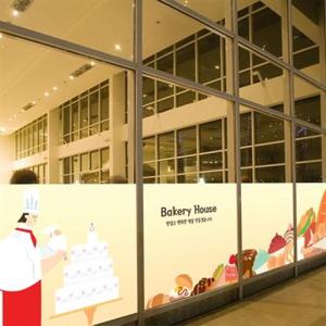 아트박스/낭만창고 nang183-베이커리 하우스-뮤럴실사 시트지