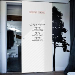 아트박스/꾸밈 ii022-칠판현관문시트지_반짝이는청춘