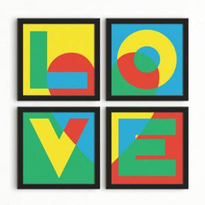 아트박스/꾸밈 cu314-러브팝아트_액자세트