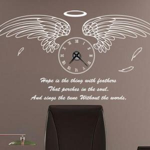 아트박스/꾸밈 cs245-희망의날개_그래픽시계(중형)