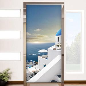 아트박스/꾸밈 ck088-그리스산토리니의장관_현관문시트지