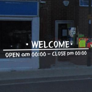 아트박스/꾸밈 is610-웰컴오픈앤클로즈_그래픽스티커