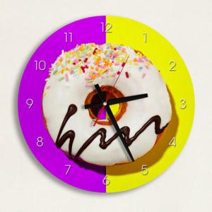 아트박스/꾸밈 ic123-팝아트도넛_인테리어벽시계