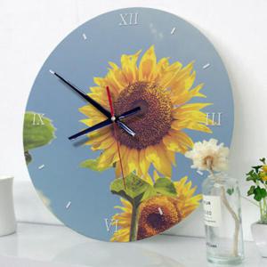 아트박스/꾸밈 ch531-우뚝솟은해바라기_인테리어벽시계