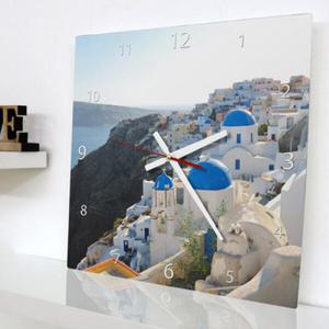 아트박스/꾸밈 ih719-산토리니풍경시리즈_인테리어벽시계