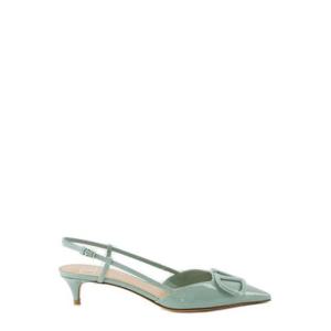 발렌티노 VLOGO 뾰족한 발가락 슬링백 펌프스 6W2S0Q70TMK 5W0 TP934432140