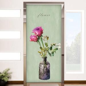 아트박스/꾸밈 ib203-엔틱꽃병과장미_현관문시트지