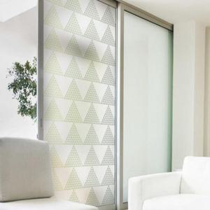 아트박스/꾸밈 ib207_m-무점착유리시트_그라데이션삼각형_유리문