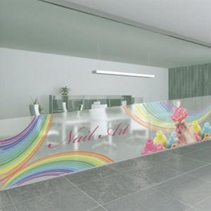 아트박스/낭만창고 dgho147-레인노우네일-반투명시트지