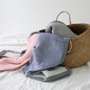 아트박스/메종드룸룸 테이핑 거즈 홑겹이불