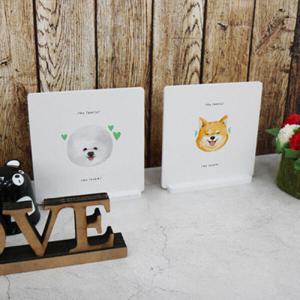 아트박스/꾸밈 ii630-스탠드액자2P_나의사랑강아지16