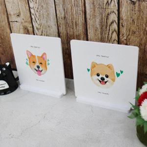 아트박스/꾸밈 ii631-스탠드액자2P_나의사랑강아지17