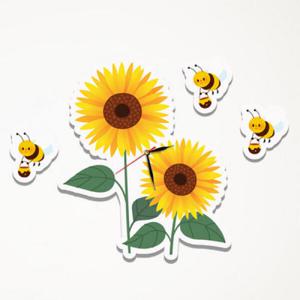 아트박스/꾸밈 nb006-인테리어벽시계-재물운해바라기