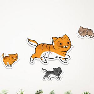 아트박스/꾸밈 na006-인테리어벽시계-고양이산책