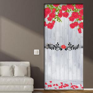 아트박스/꾸밈 pa629-쏟아지는장미와바로크_현관문시트지