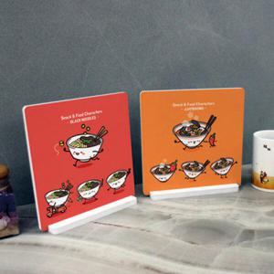 아트박스/꾸밈 id331-스탠드액자2P_음식캐릭터16
