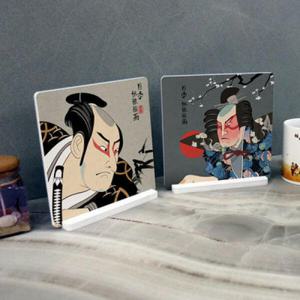 아트박스/꾸밈 tk749-스탠드액자2P_일본사무라이1