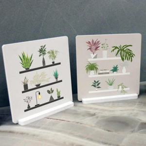 아트박스/꾸밈 cr351-스탠드액자2P_화분과선반