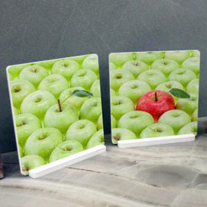 아트박스/꾸밈 ts223-스탠드액자2P_이슬을머금은사과