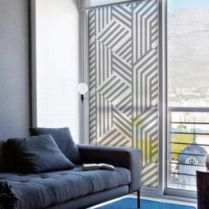 아트박스/꾸밈 ii491_m-무점착유리시트_블랙라인_유리문시트지