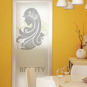 아트박스/꾸밈 pa622_m-무점착유리시트_그녀의뷰티_유리문시트지