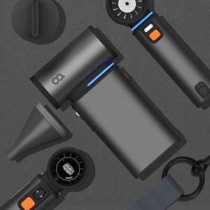 오아 울트라젯 무선 휴대용 미니 손 선풍기 초강력 캠핑 팬 핸디 핸드 100단 SOS 램프 에어건 LED 표시창