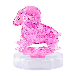 아트박스/퍼즐사랑 34피스 크리스탈퍼즐 - 양자리 (핑크)