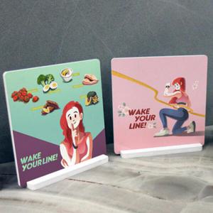 아트박스/꾸밈 cr359-스탠드액자2P_예쁜라인만들기